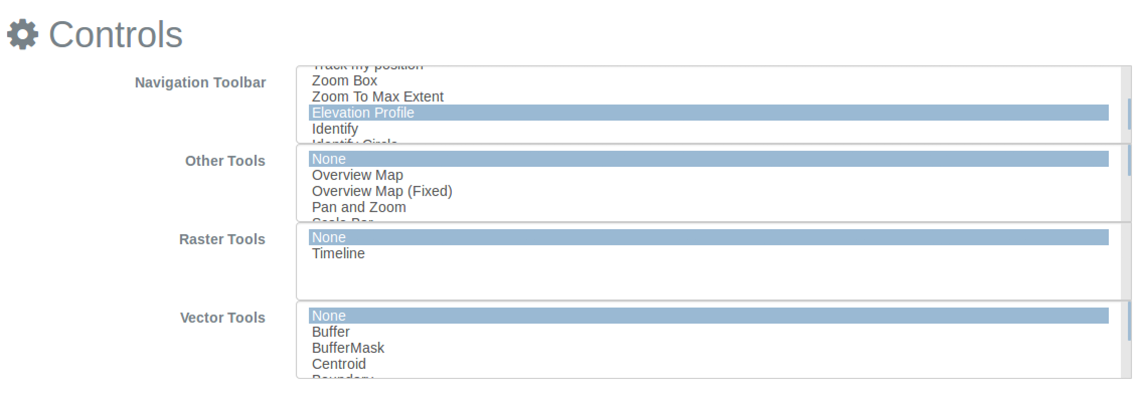 App Controls configuration